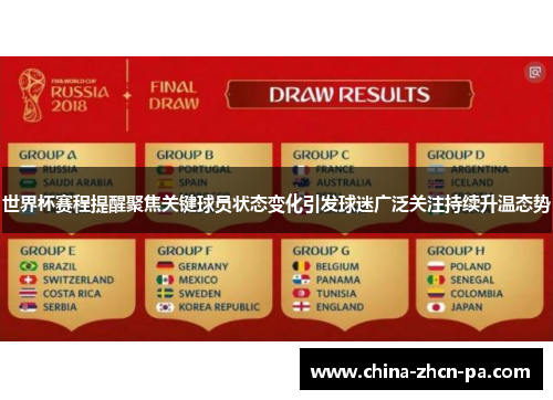 世界杯赛程提醒聚焦关键球员状态变化引发球迷广泛关注持续升温态势